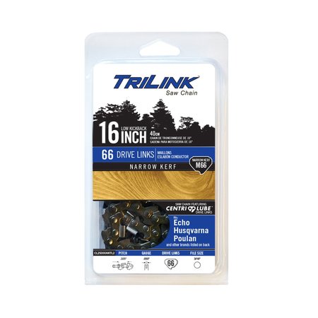 TRILINK Chainsaw Chain .325 Semi-Chisel .050 66DL NK for Troy-bilt TB4620; CL25066NKTL2